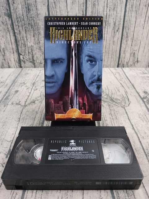 HIGHLANDER (VHS, 1996) 10th Anniversary Directors Cut. MACLEOD Vs ...