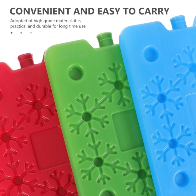 Lot De 6 Blocs De Glace Réutilisables - Pour Glacière Ou Congélateur - Pratique Pique-nique