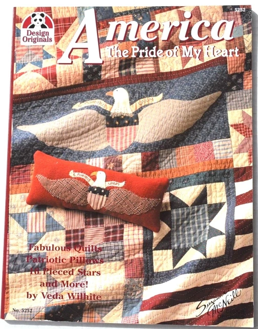 Almohadas Patrióticas America The Pride Of My Heart #5252 Fabulosas Edredones