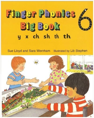 FINGER PHONICS: 6 (Jolly Phonics: Finger Phonics) by Lloyd, Sue Big