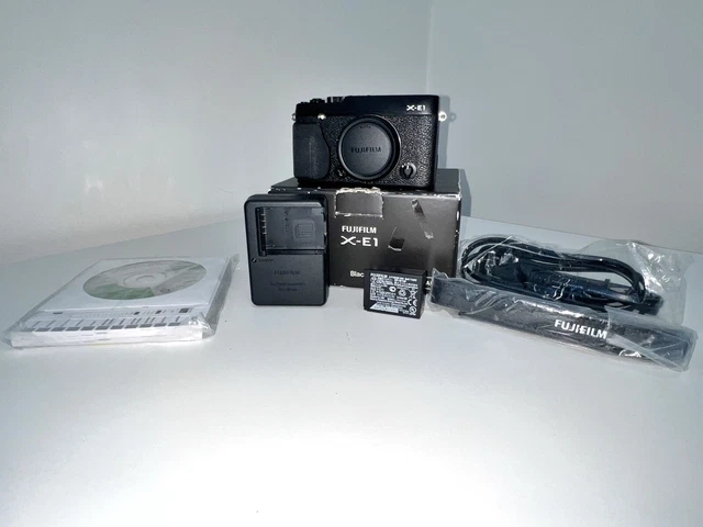 Fujifilm X Series X-E1 16.3MP Digital SLR Camera - Black (Body Only)