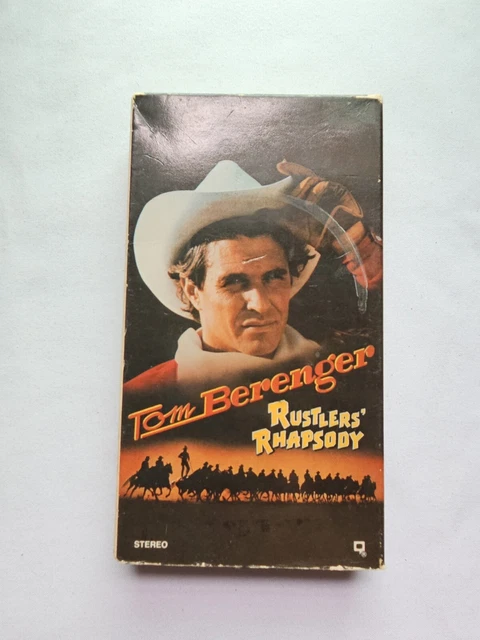 Rustlers' Rhapsody Sunset RUSTLERS' RHAPSODY VHS Tape, Tom Berenger, COMPLETE/TESTED SEE PHOTOS ...