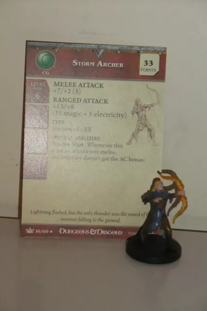 Dungeons & Dragons Miniatures STORM ARCHER - War of Dragon Queen (Cod. D&D 89) D