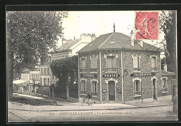 CPA Joinville-le-Pont, La Nouveau Poste 1907