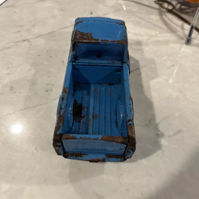 Tonka Toys Mini: Jeep Gladiator Pickup Truck: Vintage 1960's Blue: Played With 2