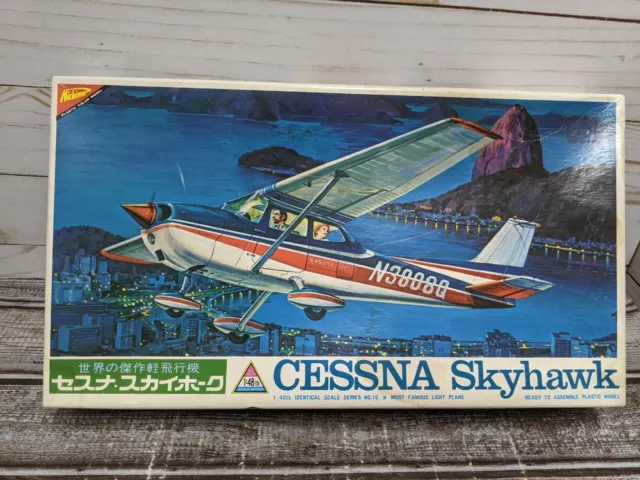 NICHIMO CESSNA SKYHAWK Aircraft Plane Model Kit $29.99 - PicClick