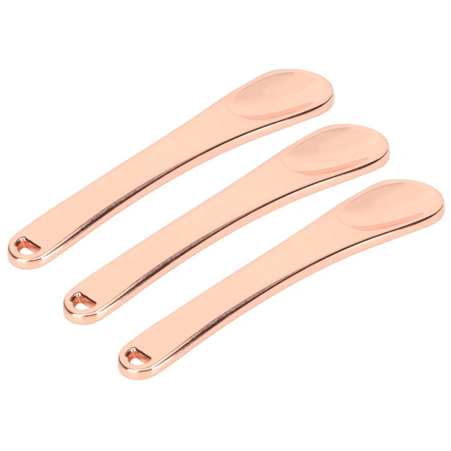 3PCS Cosmetic Spatulas Zinc Alloy Makeup Scraper Kit Metal Scoops For Face E OCH