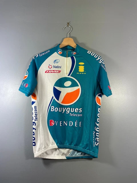 Maillot vélo cyclisme vintage Bouygues telecom Nalini Vendée Time – The Sport Nuggets