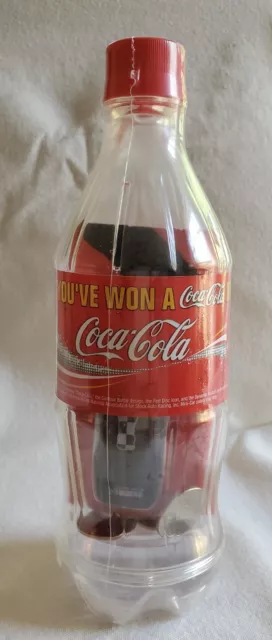 VINTAGE Coca-Cola NASCAR Mini Car In A Bottle Vending Machine Promo SEALED w/$1 VINTAGE Coca-Cola NASCAR Mini Car In A Bottle Vending Machine Promo SEALED w/$1