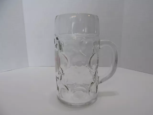 Vintage Stiegl Austrian Glass Beer Stein 3