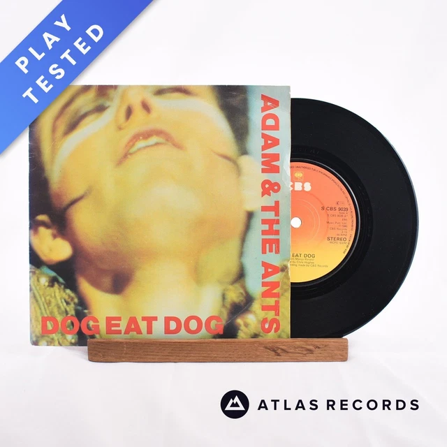 ADAM AND THE Ants Dog Eat Dog disque vinyle 7" VG+/VG+ EUR 9,17