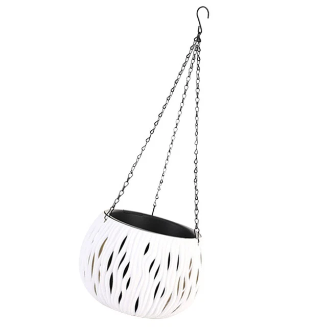 Cesto per piante in fibra di cocco con cordoncino per piante vaso 12 cm