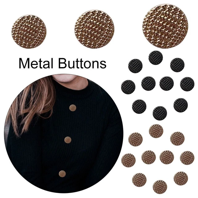 Durable hágalo usted mismo Hecho a mano Agujas Botones de costura Camisa Botones Botones de metal