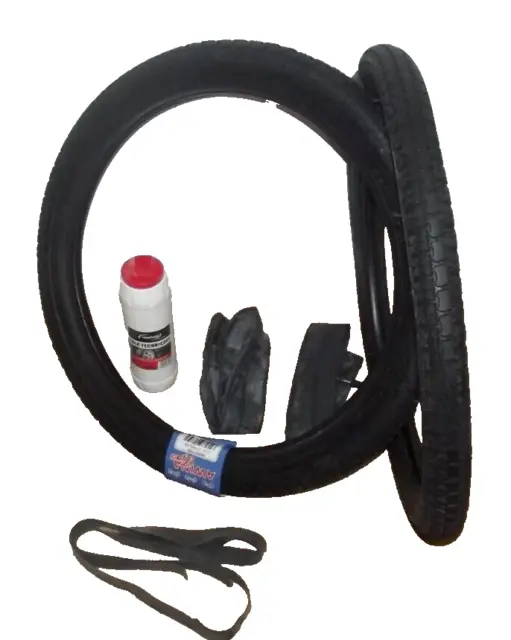 Reifen set 2.50-16 incl 2 schlauch und felgenband + 1 talcum mofa moped roller