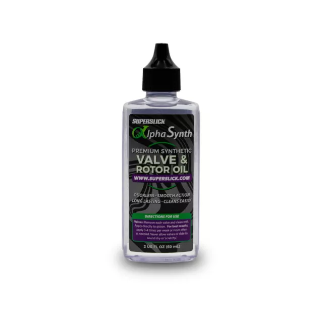 SuperSlick Alpha Synth Trumpet Valve and Rotor Oil 60ML - Premium Synthetic Oil