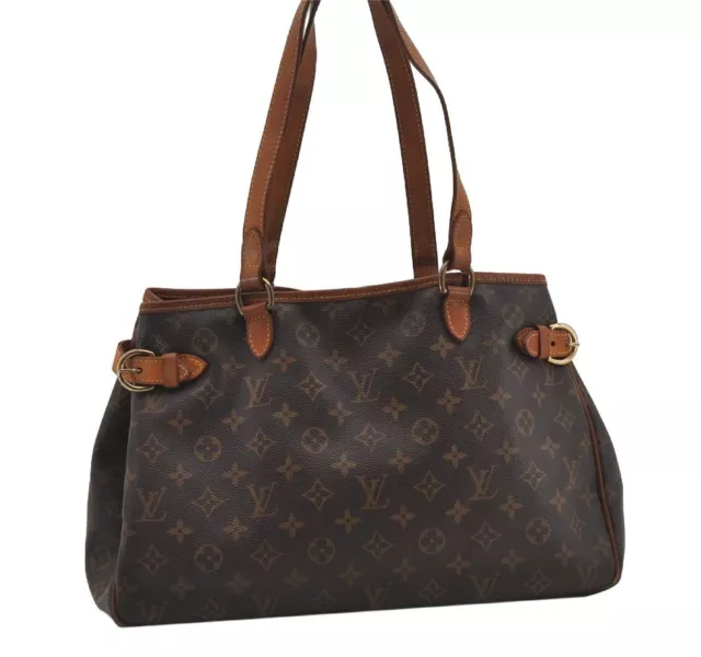 LOUIS VUITTON Batignolles Used Tote Handbag Monogram Leather M51156 #B –  VINTAGE MODE JP