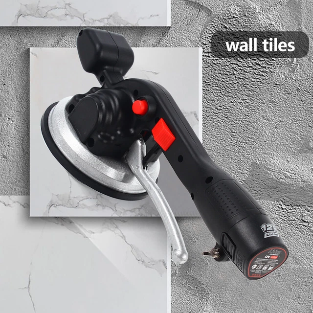 100 kg piastrelle vibratore piastrelle ventosa piastrellista strumento di livellamento 6 marce m/batteria