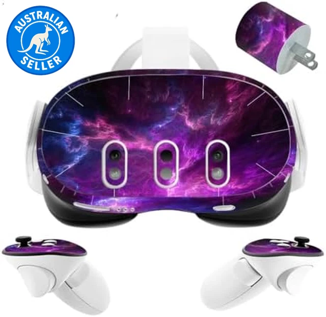 VR HEADSET GALAXY Helmet Skin and Accessories Stickers Kit Compatible ...
