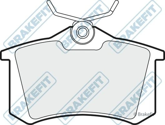 APEC Rear Brake Pad Set for Peugeot 405 MI16x4 Catalyst 1.9 Oct 1989 to Jun 1992