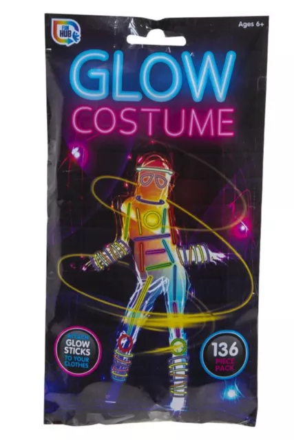 Glow Sticks Rings Eye Glasses Headband Wands Bracelet Rave Party Pack 136pc