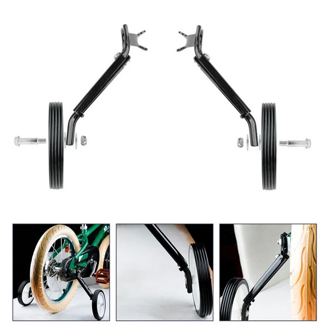 Rotelle Allenamento Bicicletta NETT | Stabilizzatori Regolabili | Universali Per Bici Bambini | Nero - Foto 9