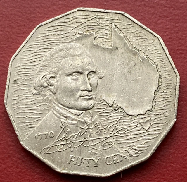 1770 1970 Australian 50 Cent Coin Captain James Cook Circulated Condition 2.50 PicClick AU