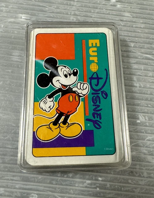 セット】EuroDisney PLAYING CAARDS（DISNEYLAND PARIS PLAYING