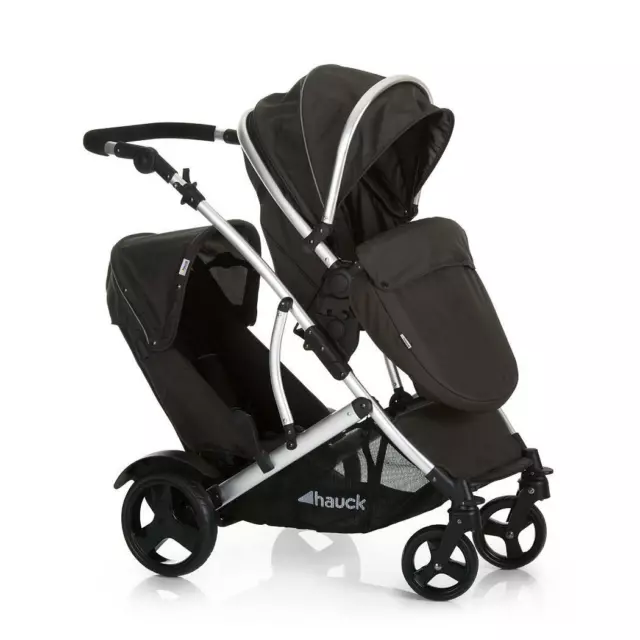 Poussette Hauck Duett 2 Tandem (noir) comprend des accessoires - EN VENTE ! était £380