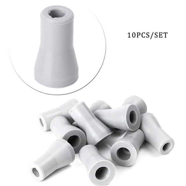 10 x Dental Oral SE Saliva Ejector Rubber Valve Snap Tip Adapter Gray Industry