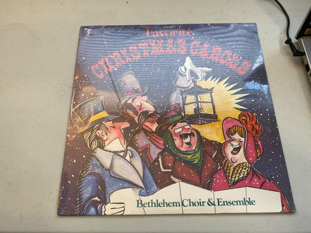 Bethlehem Choir & Ensemble Favorite Christmas Carols Vinyl Record Lp 1981 Sealed
