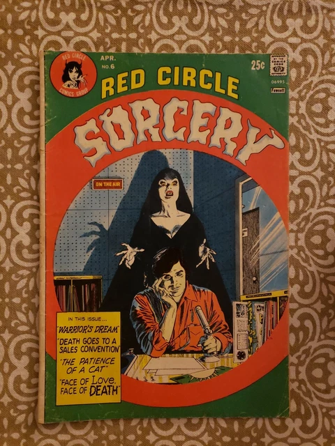 Red Circle Sorcery 6 Archie Mlj Comics 1974 Bronze Age Howard Chaykin Horror Art
