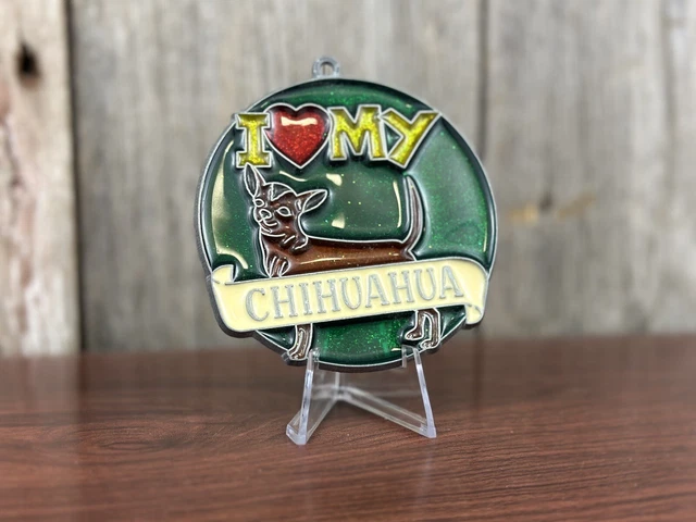 I Love My CHIHUAHUA Hanging Wall Decoration Dog Ornament Chihuahua