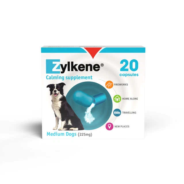 Zylkene Calming Supplement for Dogs 10-30kg- 20 Capsules