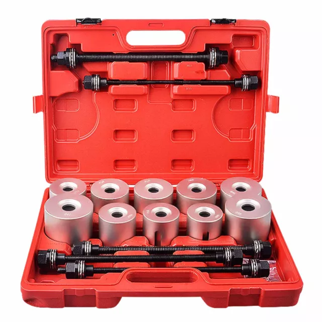 27 PCS Universal Press Pull Sleeve Kit Bush Bearing Removal Insertion Kit