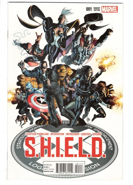 Shield #1 (2015) - Grade Nm - Limited 1:25 Retailer Incentive Deodato Variant!
