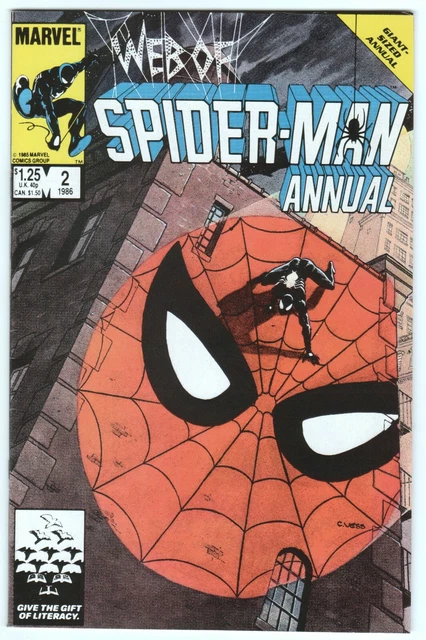 Web of Spider-Man Annual #2  ~ MARVEL 1986 ~ ART ADAMS Mignola Vess VF/NM