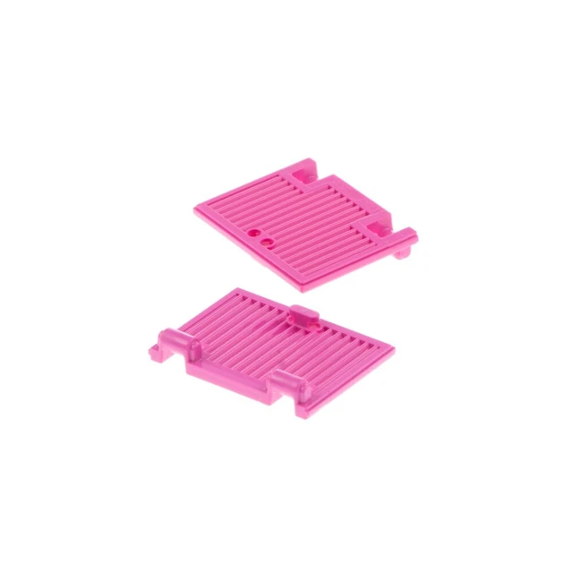 2x LEGO Door Sheet 1x2x3 Dark Pink Hinge with Handle Gate Window Shop 60800a