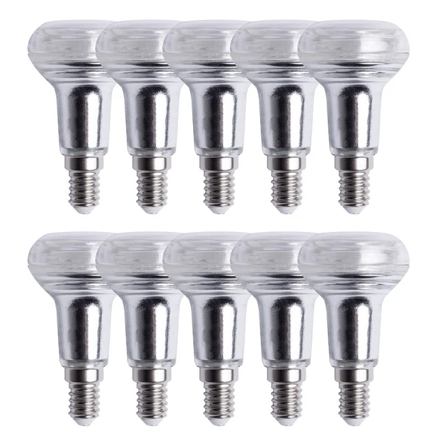 Lot De 10 Ampoules Spot Ormalight R50 25W Bleues - Culot E14 - Pour Ambiance Colorée