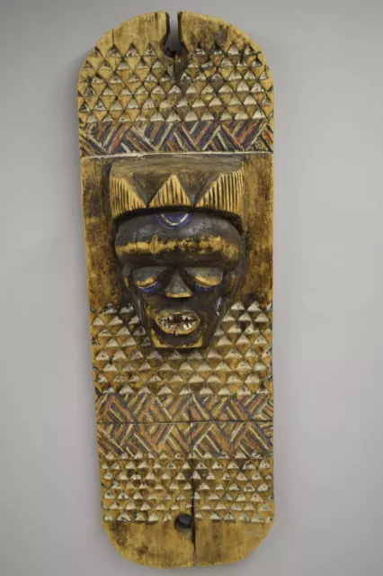 African Mask Congo Pende African Ritual Panel Board Mask