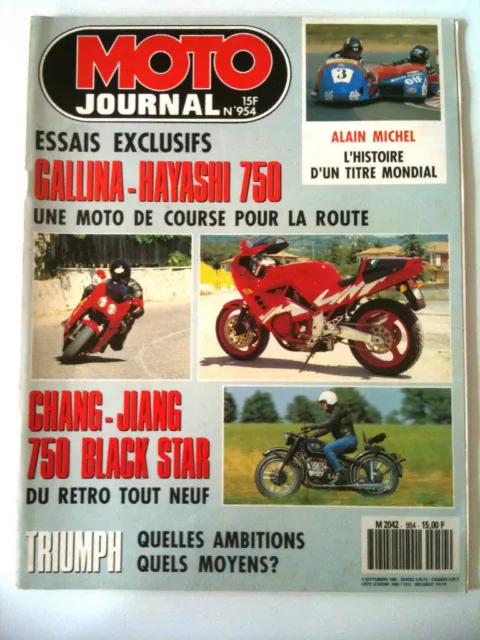 N°965 MOTO JOURNAL Yam 850 TDM/Ducati 880/Laver sa Moto