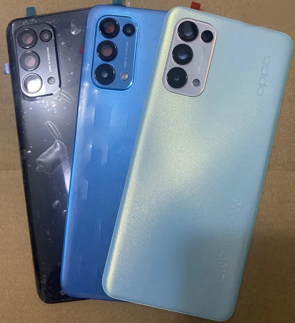 Vitre Arrière Premium Pour Oppo A57S - Noir Effet étoilé, Avec Vitre Caméra - Neuf