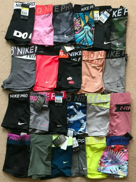 NIKE PRO 3" Compression Shorts SIZE XS S M L XL BNWT various Sizes and Colours