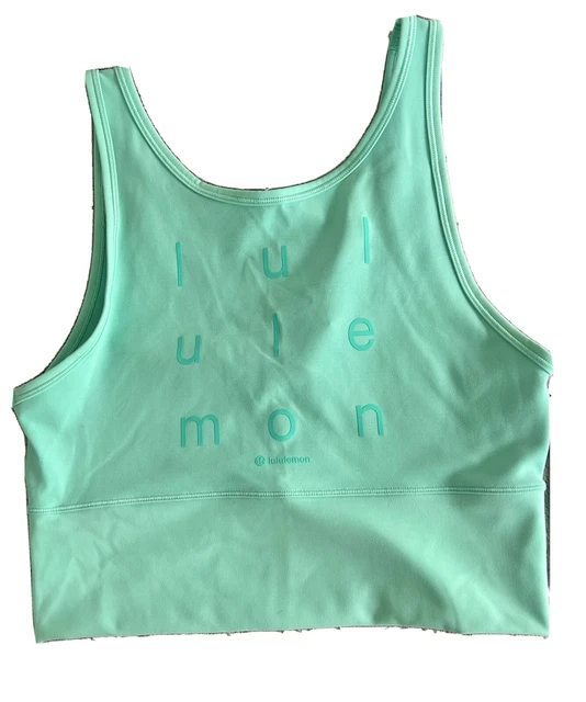 🍋Nwt🍋Reversible Lululemon Power Pivot Everlux Tank🍋Size 10🍋Wild Mint🍋