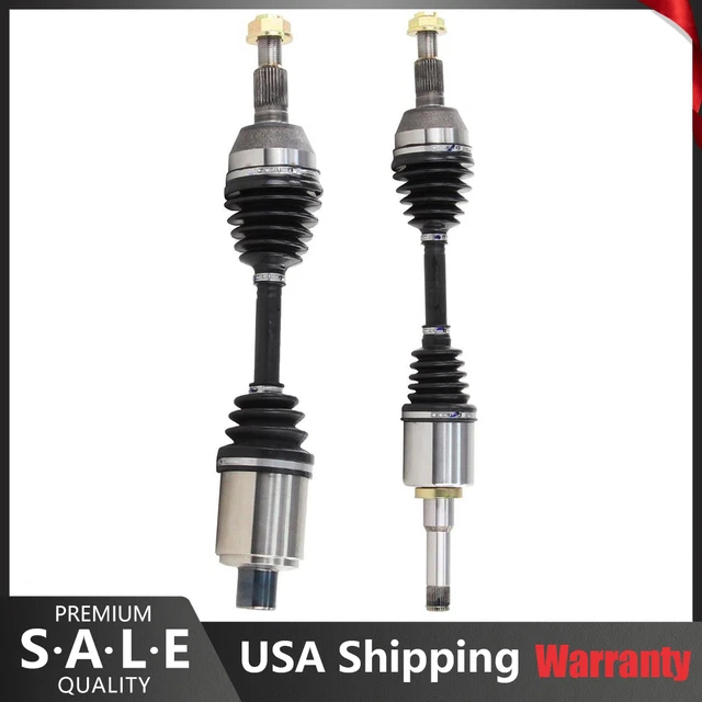 Front Left & Right Pair CV Axle CV Joint Shaft For 2009-2010 Pontiac G6 2.4L