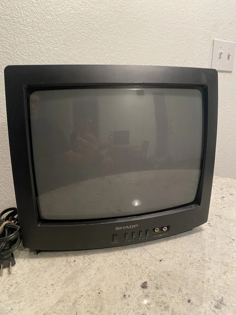 Sharp 13K-M100 13" CRT Television TV RETRO GAMING Tested Working Sharp 13K-M100 13" CRT Television TV RETRO GAMING Tested Working