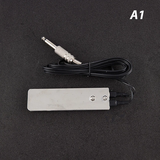 Mini interruptor de pie para tatuaje de acero inoxidable con máquina de cable de alimentación C EtAPUKP LQ BII