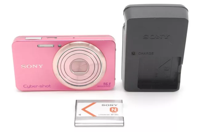 Read[Near MINT] Sony CyberShot DSC-W570 16.1MP Digital Camera pink From Japan