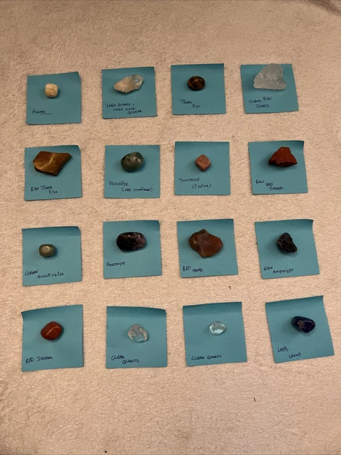 Bulk Crafters Collection 1/2 lb Box Gems Crystals Natural Raw Mineral 250g Rocks