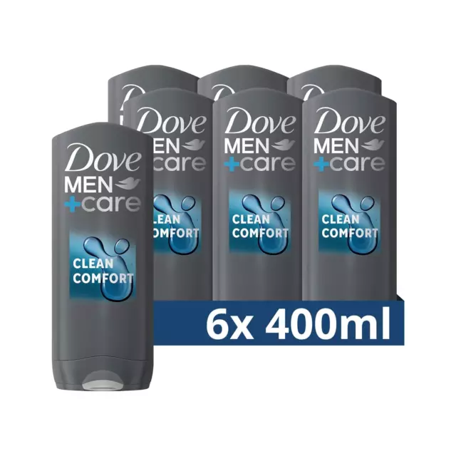 Dove Men+Care 3-In-1 Duschgel Clean Comfort Duschbad Für Körper, Gesicht Und Haa
