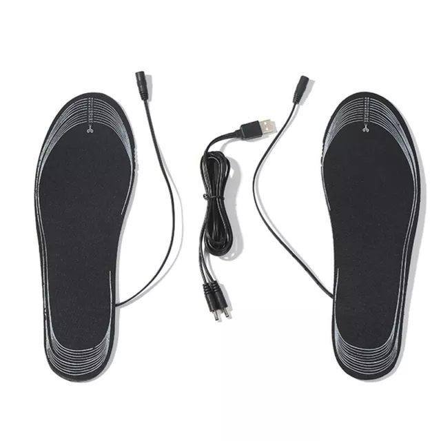 2X(Semelles de Chaussures Chauffantes USB Coussin Chauffant pour les Pieds 2982